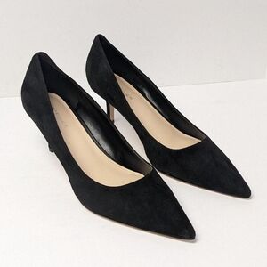 Marc Fisher Women's Black Suede Pointed Toe Heels